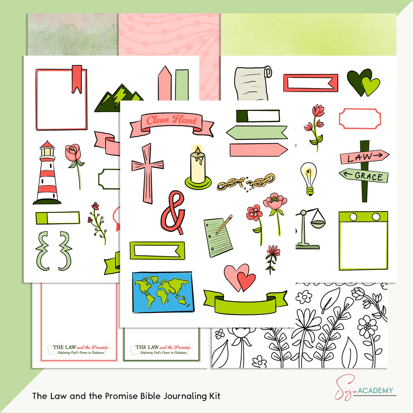 The Law and The Promise: Exploring God’s Grace in Galatians Bible Journaling Kit
