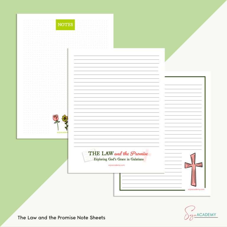 The Law and The Promise: Exploring God’s Grace in Galatians Bible Journaling Kit