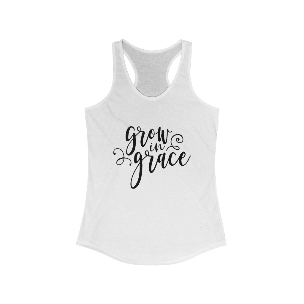 Grow in Grace Women's Racerback Tank