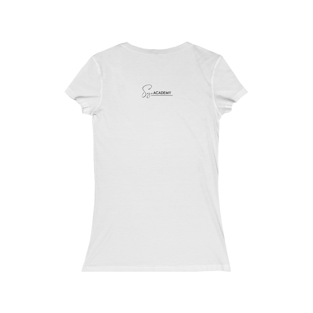 Pray Women's Short Sleeve V-Neck Tee