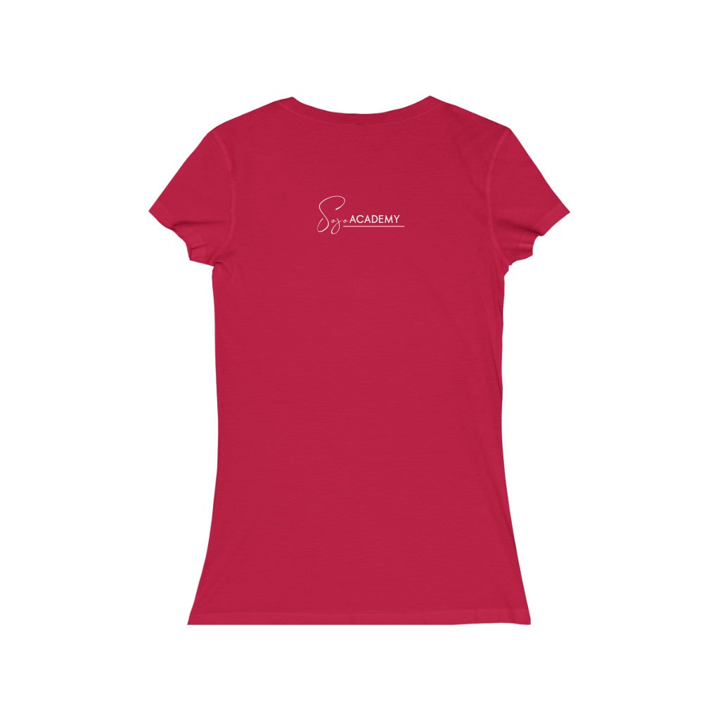 Pray Women's Short Sleeve V-Neck Tee