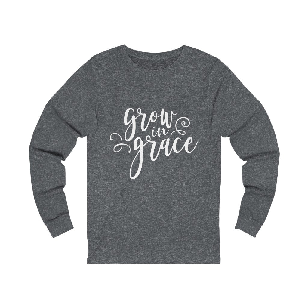Grow in Grace Unisex Jersey Long Sleeve Tee