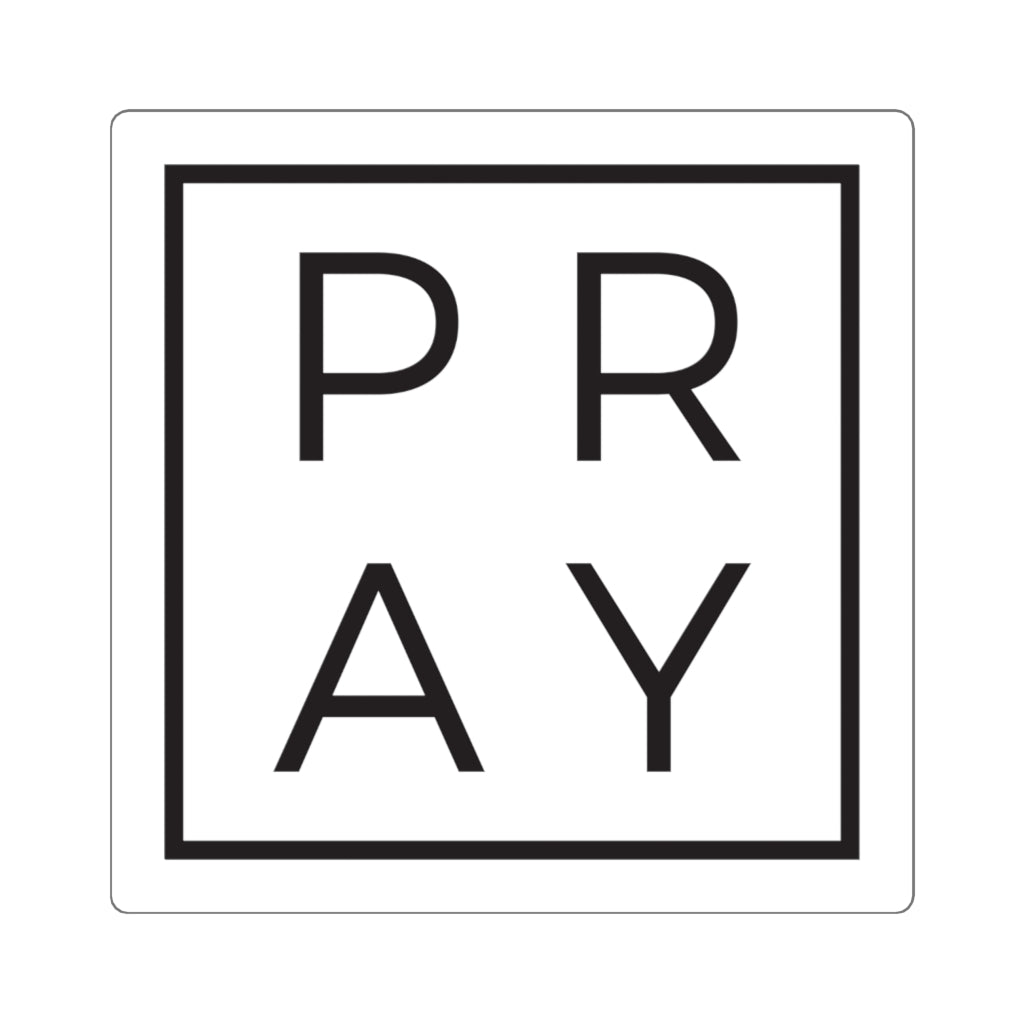 Pray Square Stickers