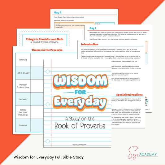 Wisdom for Everyday (4-Week Bible Study)