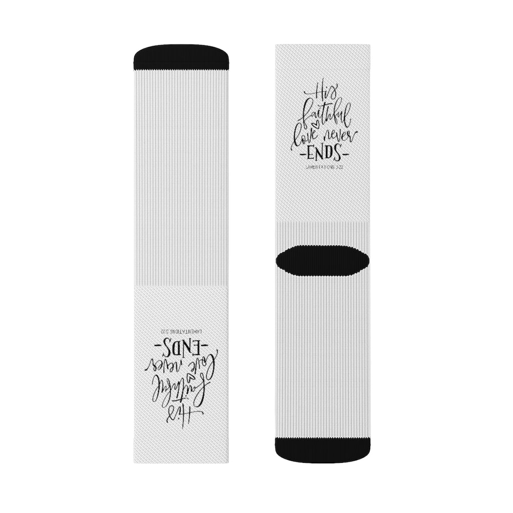 His Faithful Love Socks