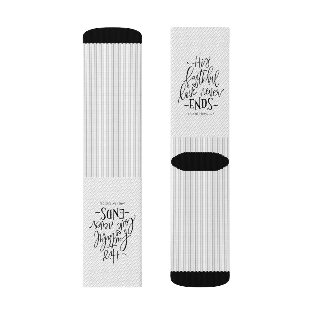 His Faithful Love Socks