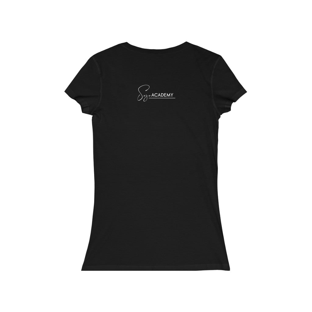 Pray Women's Short Sleeve V-Neck Tee