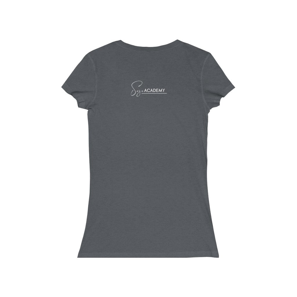 Pray Women's Short Sleeve V-Neck Tee