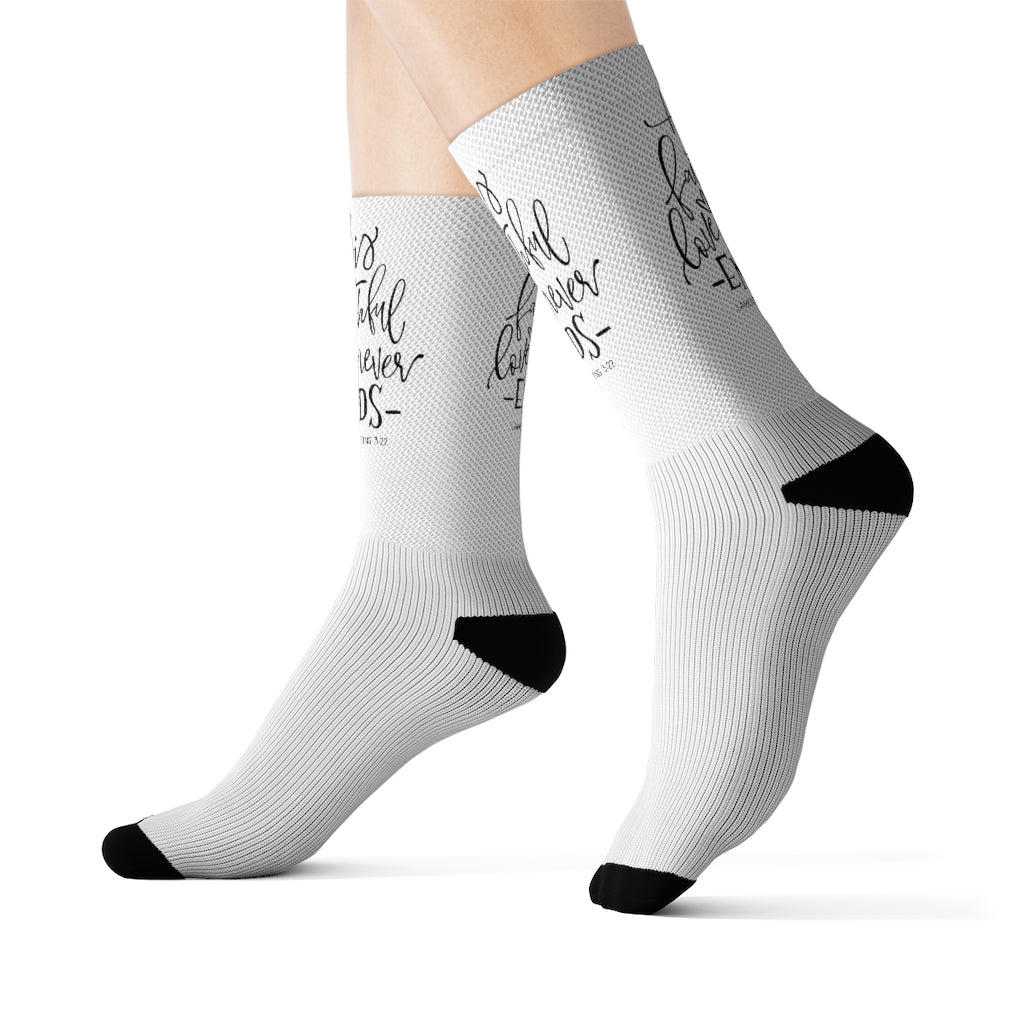 His Faithful Love Socks