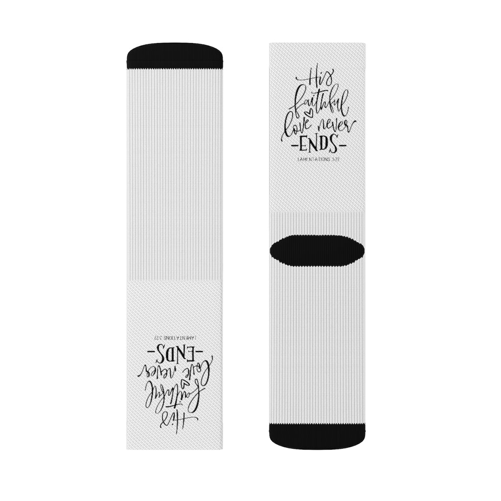 His Faithful Love Socks