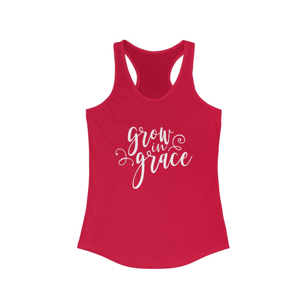Grow in Grace Women's Racerback Tank