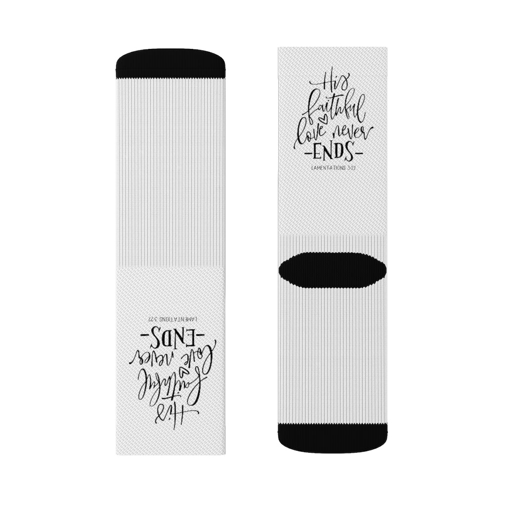 His Faithful Love Socks