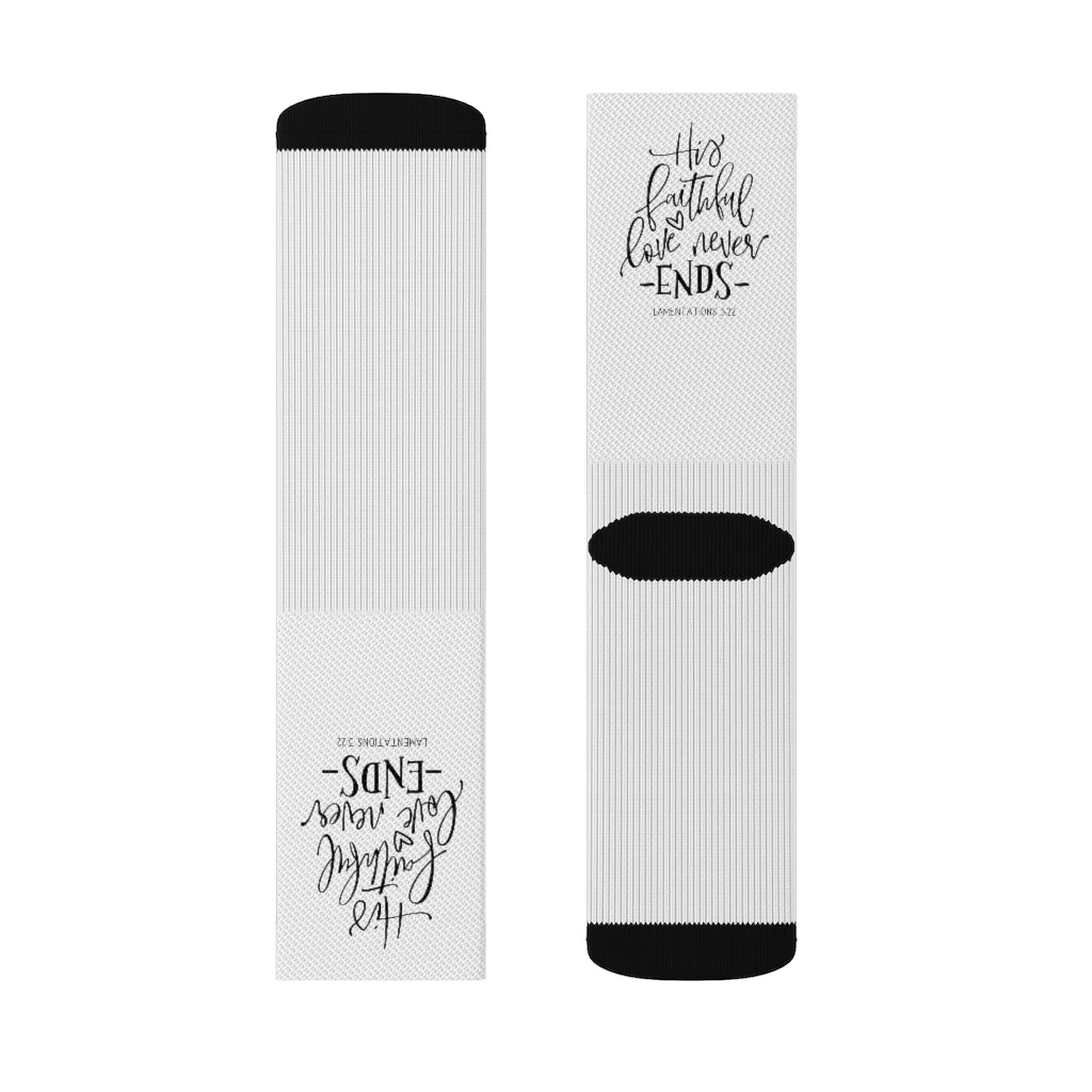 His Faithful Love Socks