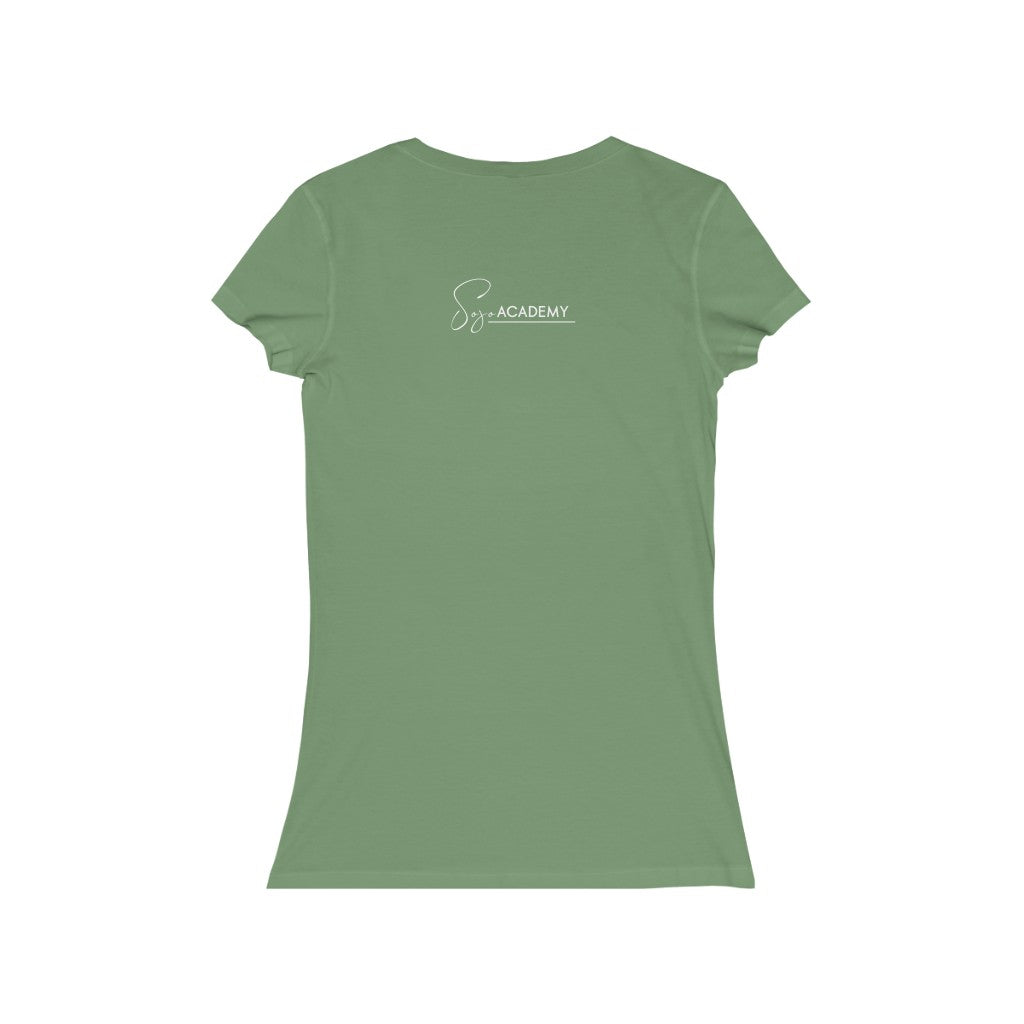 Pray Women's Short Sleeve V-Neck Tee