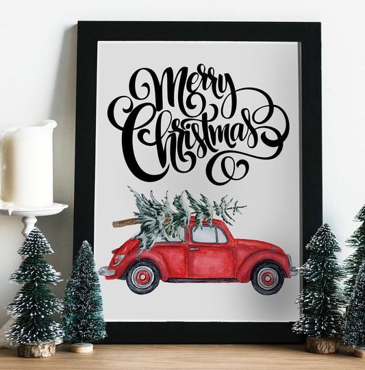 Christmas Car Printable