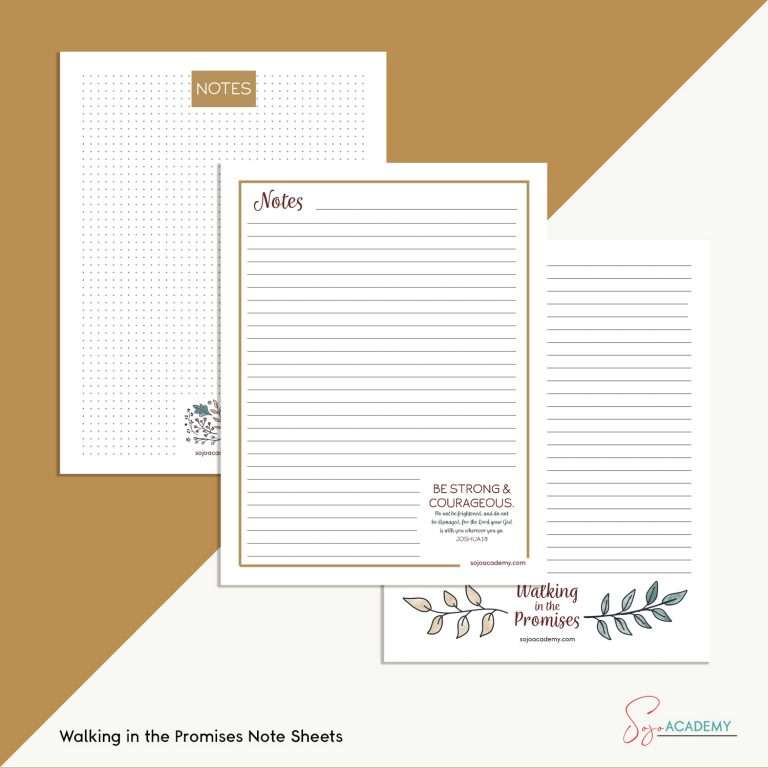 Walking in the Promises: Lessons from Joshua 1-6 Bible Journaling Kit
