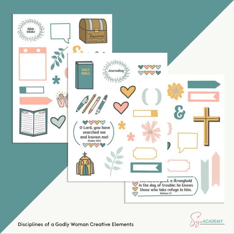 Disciplines of a Godly Woman Bible Journaling Kit