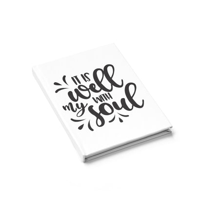It is Well With My Soul Journal - Ruled Line