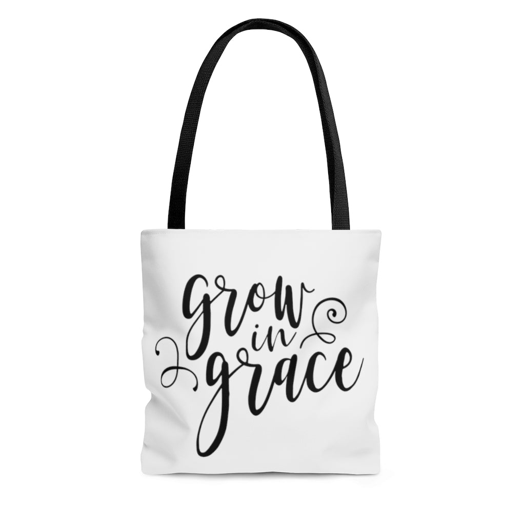 Grow in Grace Tote Bag