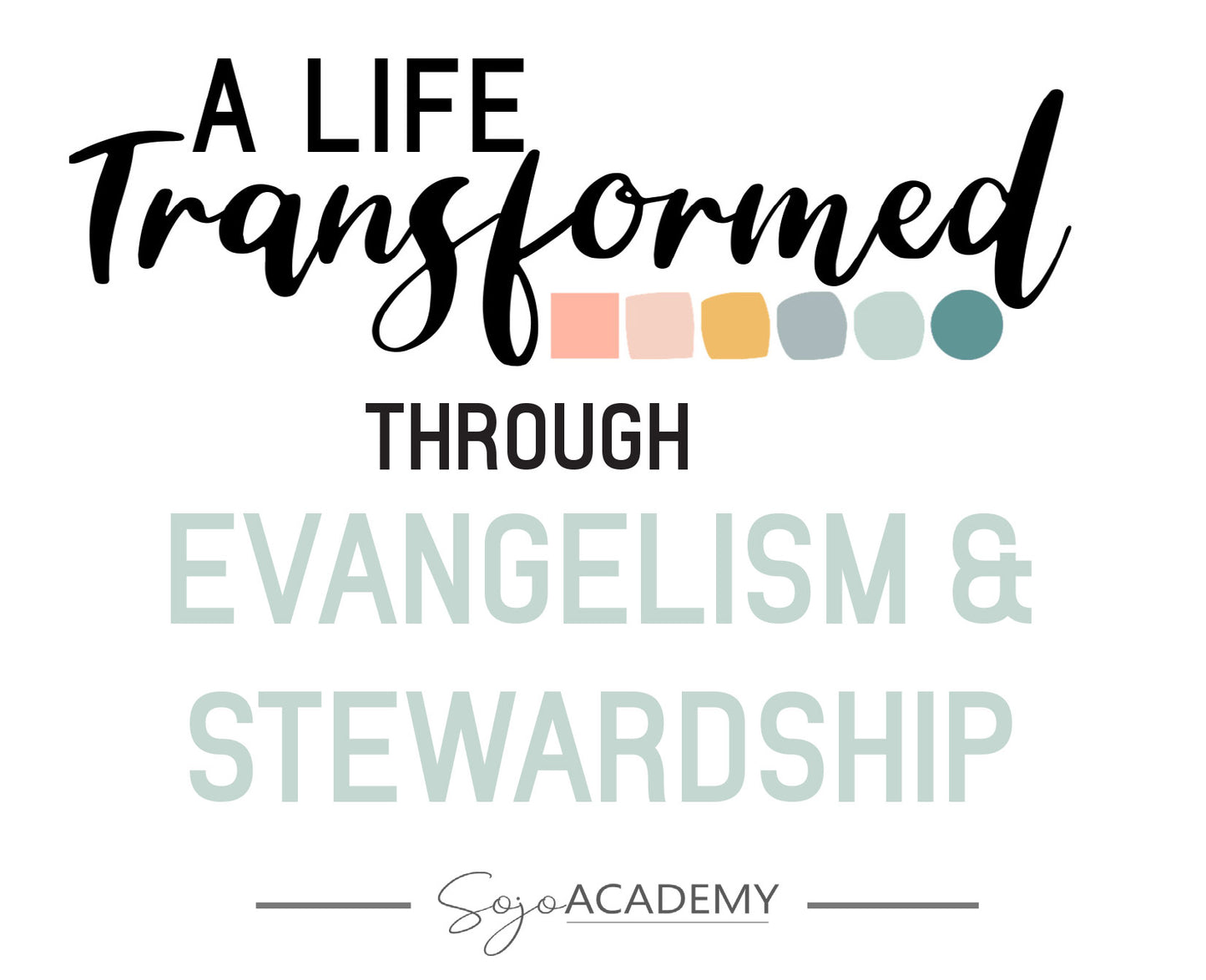 A Life Transformed Through Evangelism and Stewardship: 4-Week Bible Study