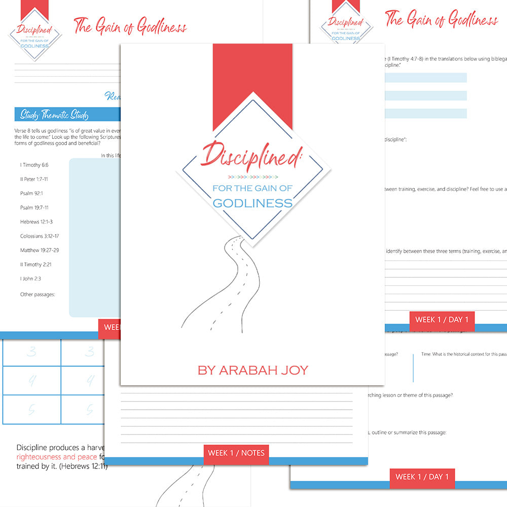 Disciplined for the Gain of Godliness Bible Study: 4-Week Bible Study