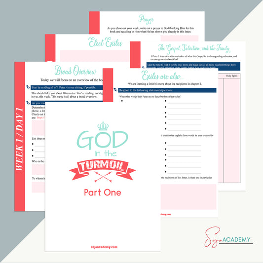 God in the Turmoil: 6-Week Bible Study