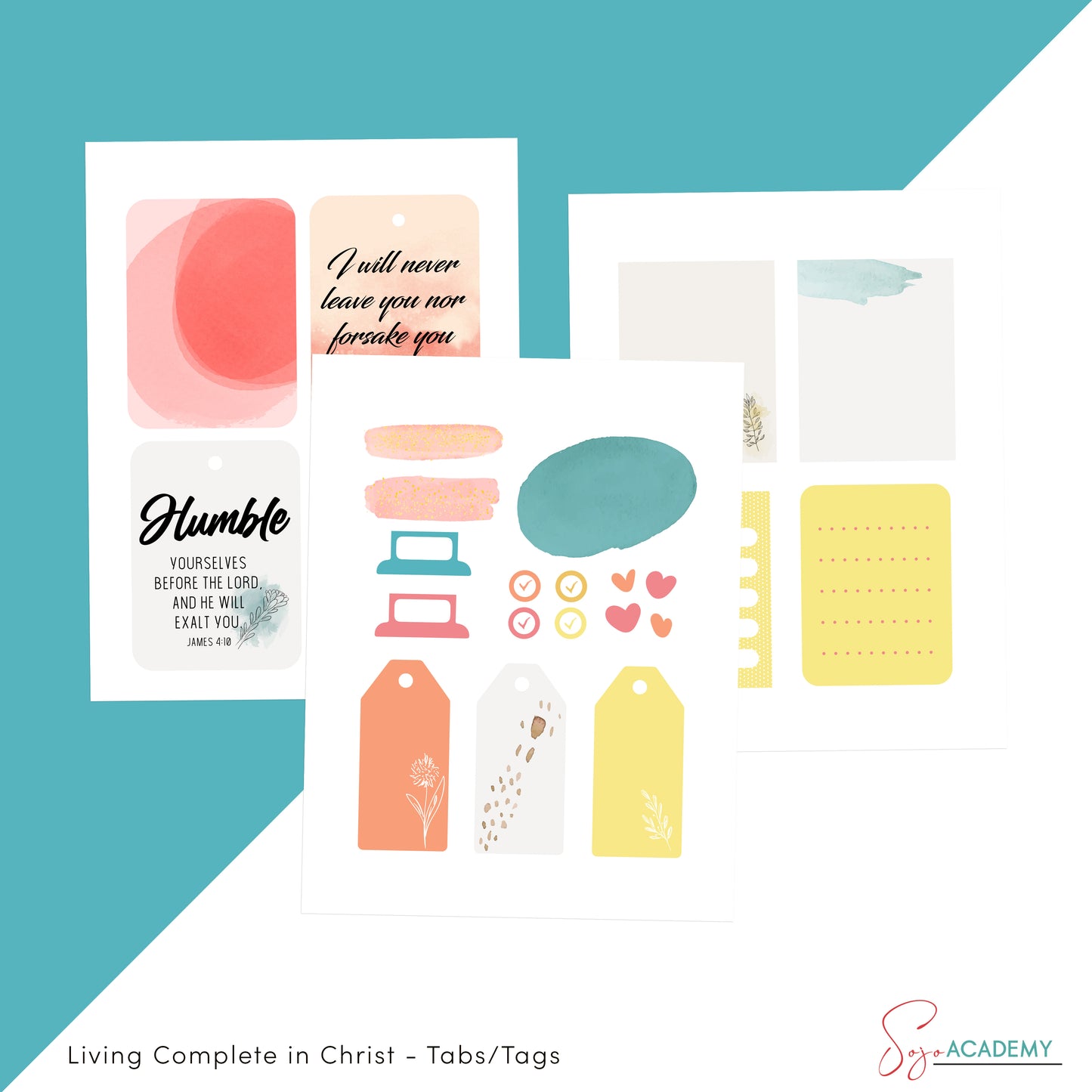 Living Complete in Christ: Bible Journaling Kit