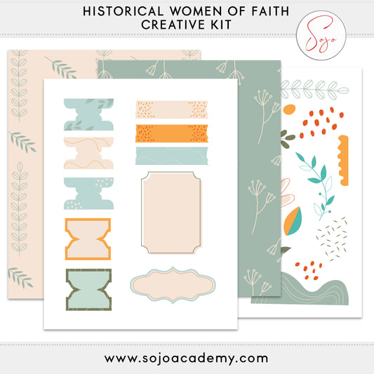 Learning Life Lessons from Historical Women of Faith Add-on Creative Kit (September 2020)