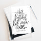 His Faithful Love Journal - Ruled Line