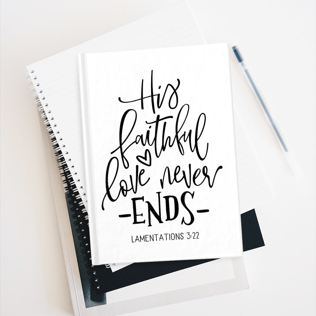 His Faithful Love Journal - Blank