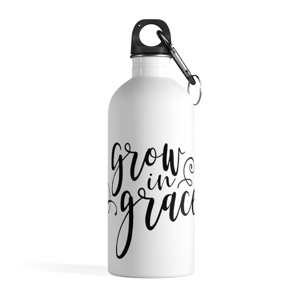 Grow in Grace Stainless Steel Water Bottle