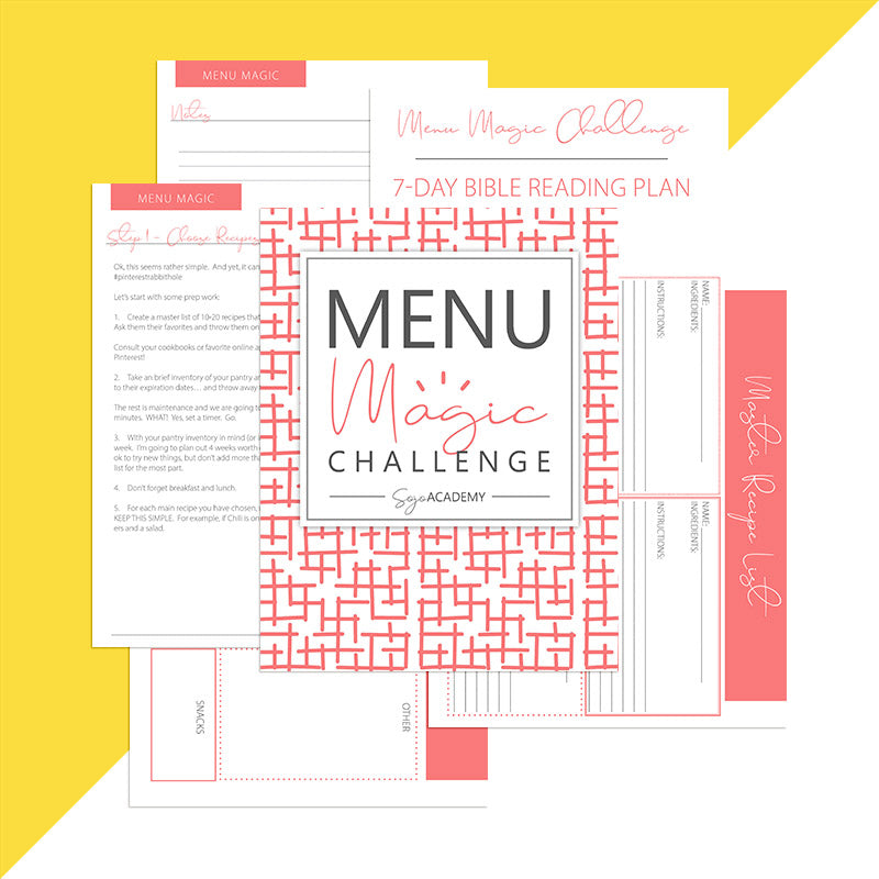 {Simplify} Menu Magic: 10 Day Challenge