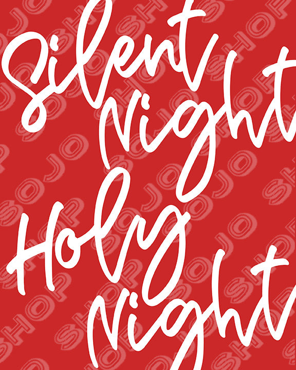 Christmas Silent Night, Holy Night Printable