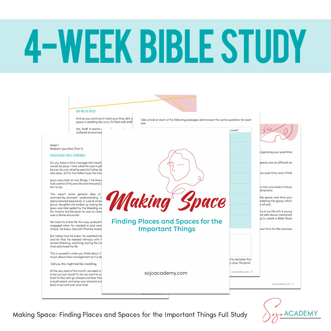 Making Space: 4-Week Bible Study